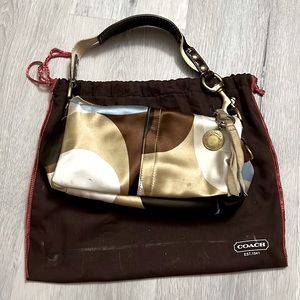 Satin 100% authentic Coach Purse